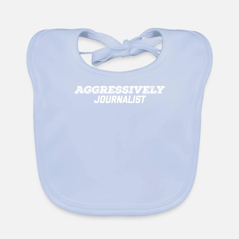aggressiver Journalist Baby Bio-Lätzchen