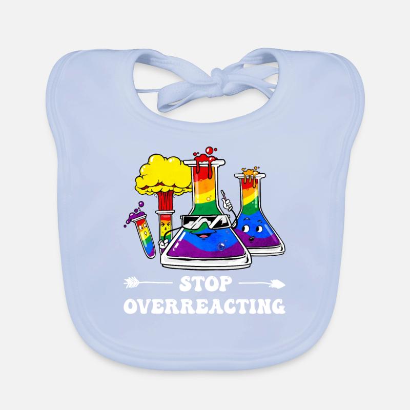 Professeur de sciences du drapeau arc-en-ciel de la Gay Pride Bavoir bio Bébé