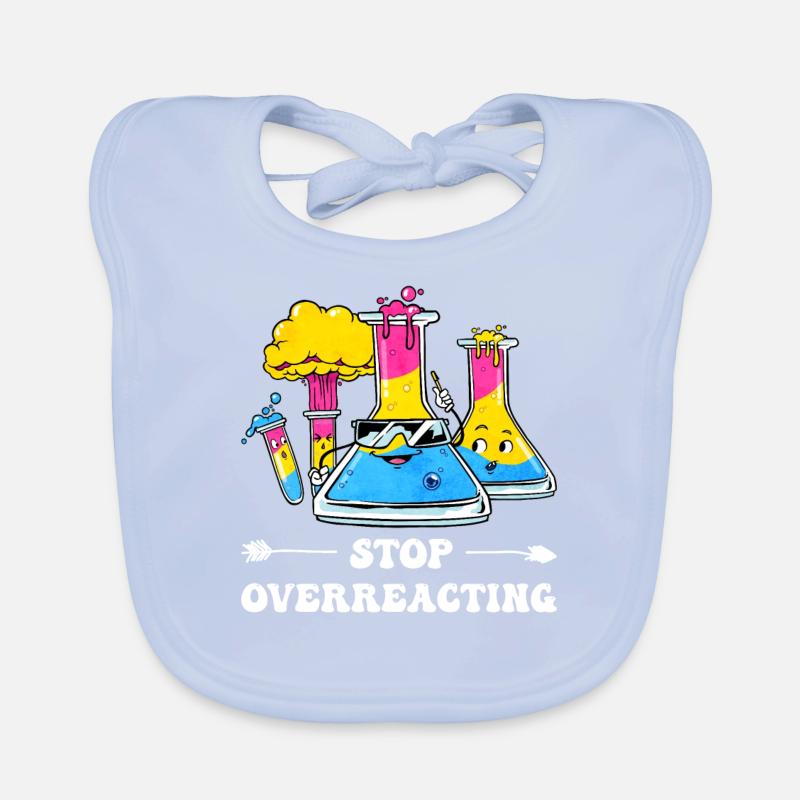 Pansexual Pride Pan Flag Science Teacher Organic Baby Bibs