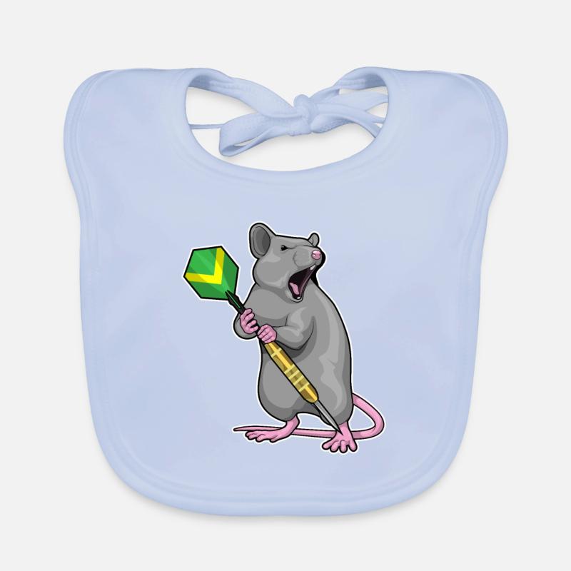 Fléchette de rat Bavoir bio Bébé