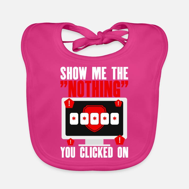 Cybersecurity, Hacking, IT Organic Baby Bibs