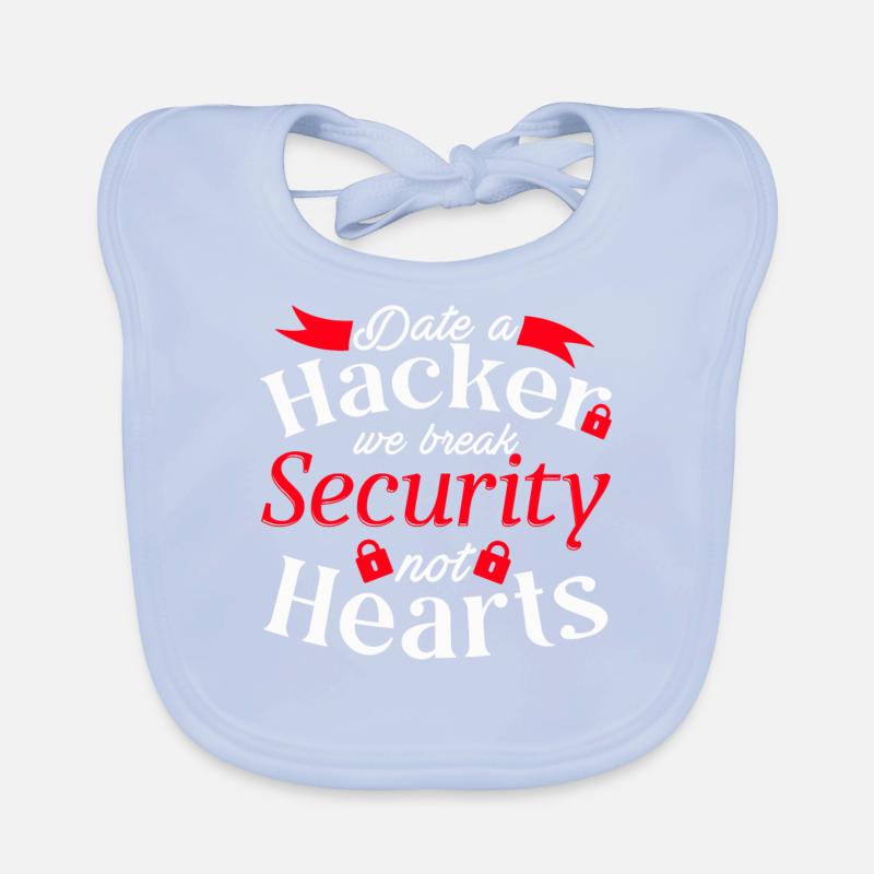 Cybersecurity, Hacking, IT Organic Baby Bibs
