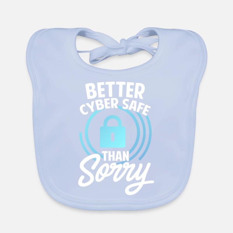 Cybersecurity, Hacking, IT Organic Baby Bibs