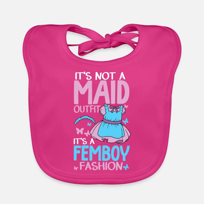 Crossdressing Organic Baby Bibs