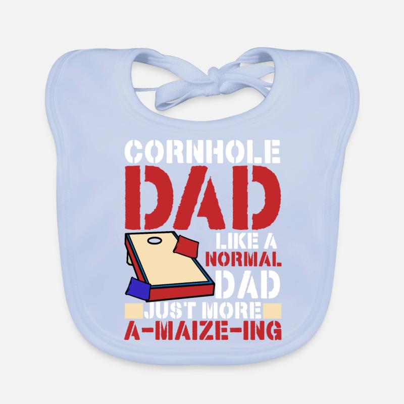 Corn Hole Organic Baby Bibs