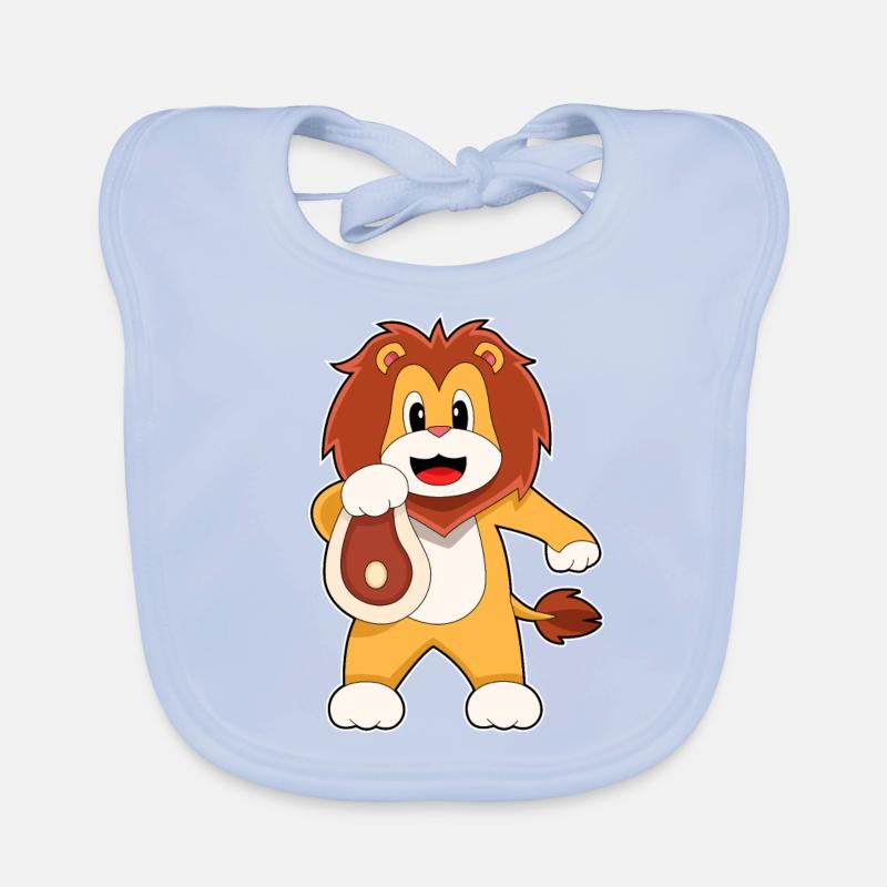 Löwe Fleisch Baby Bio-Lätzchen