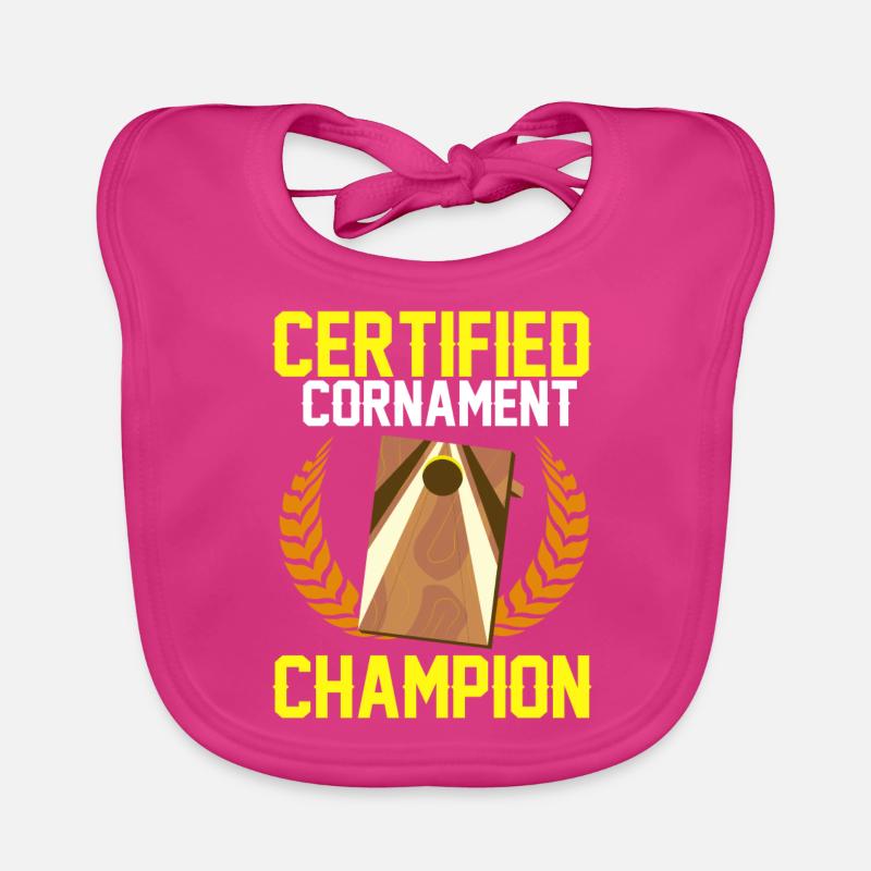 Cornhole corn hole Organic Baby Bibs