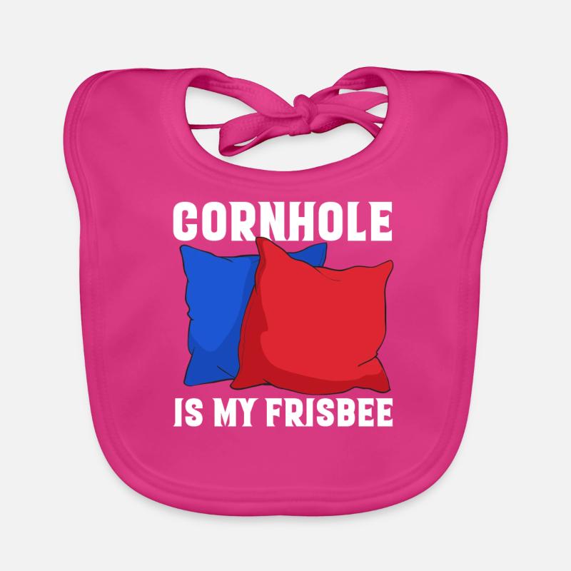 Funny Corn Hole Organic Baby Bibs