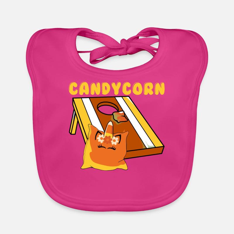 Funny Cornhole Corn Hole Organic Baby Bibs