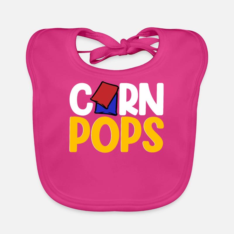 Cornhole Trou de maïs Bavoir bio Bébé
