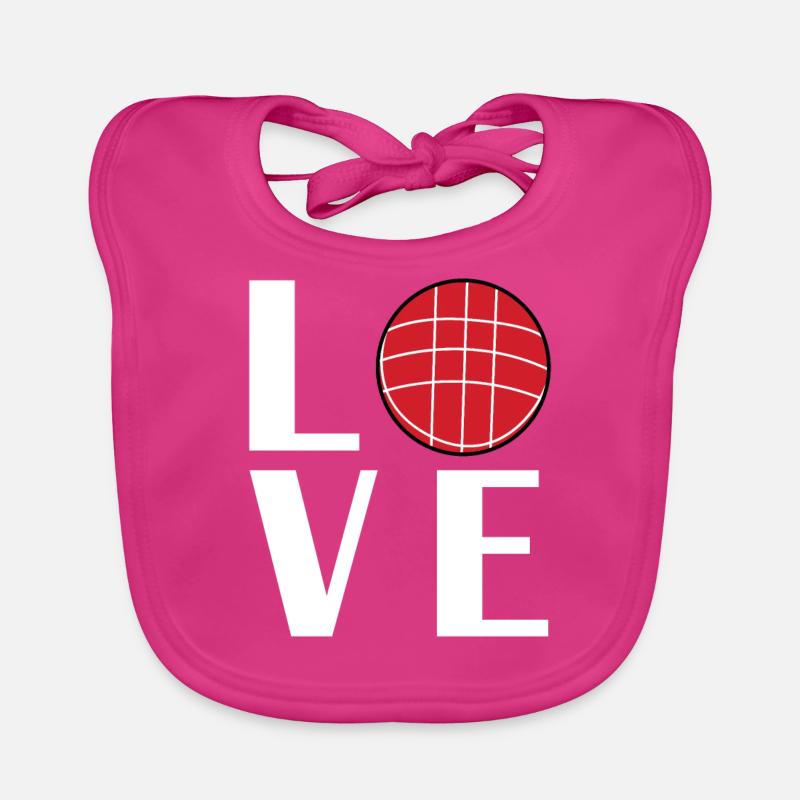 Bocce Ball Player Organic Baby Bibs
