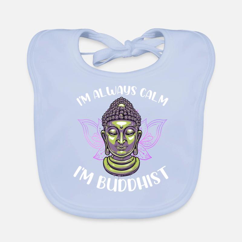 Buddhismus Buddha Baby Bio-Lätzchen