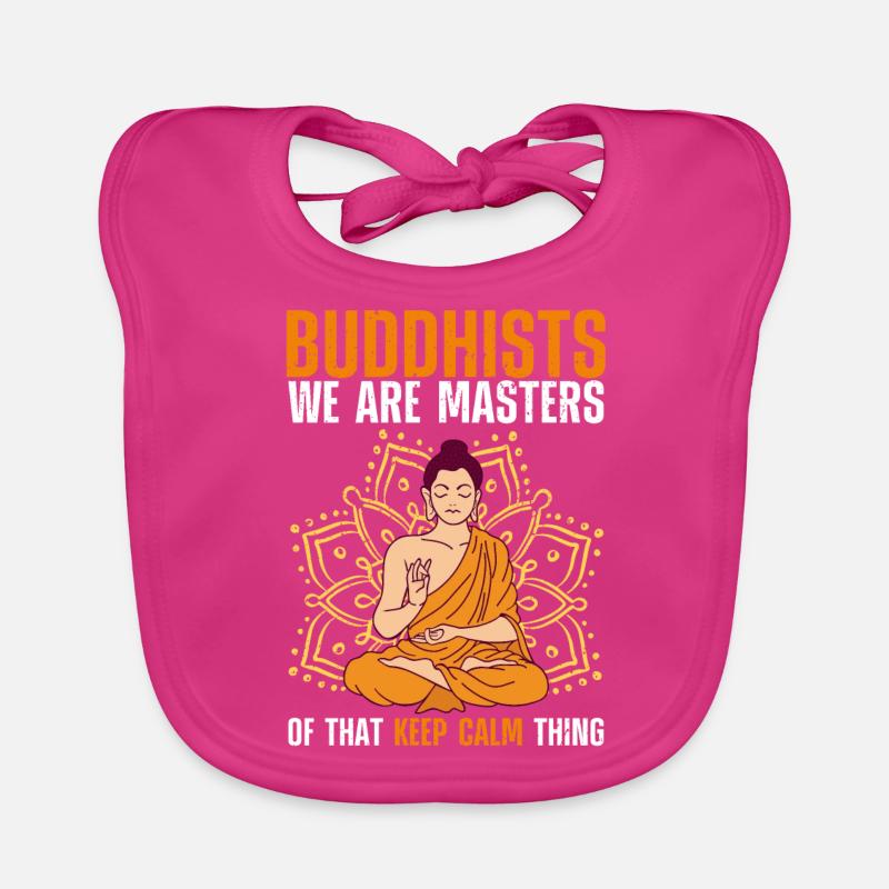 Buddha Buddhism Organic Baby Bibs