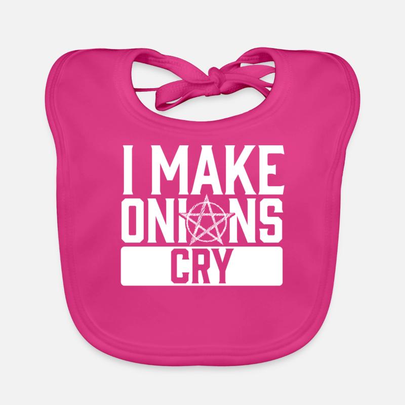 Funny Gothic Goth Organic Baby Bibs