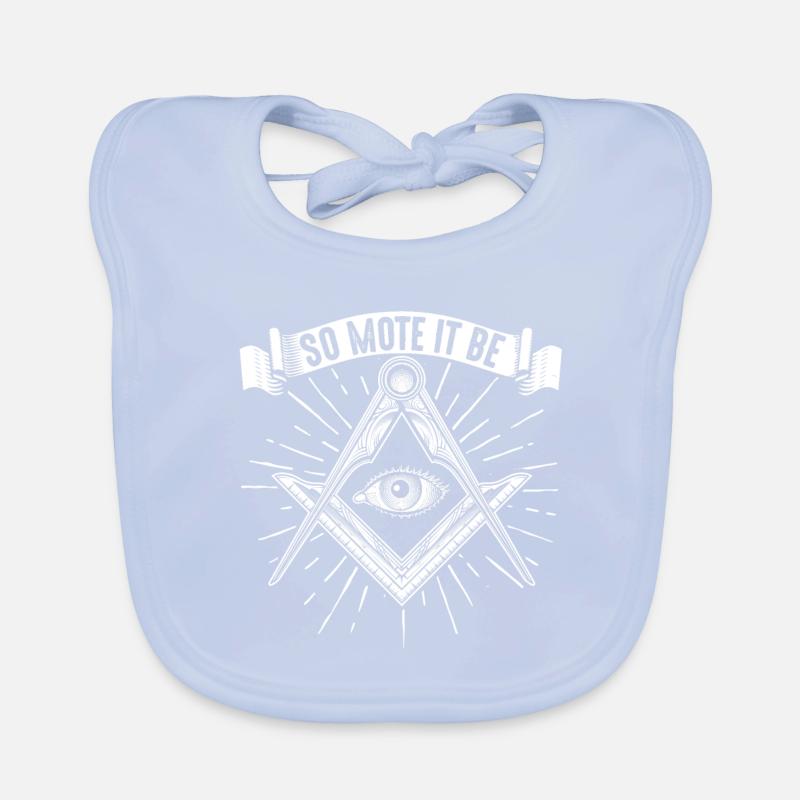 Masonic Freemasonry Fraternal Baby Bio-Lätzchen