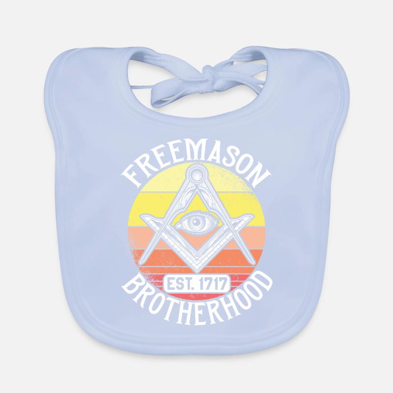 Masonic Freemasonry Fraternal Baby Bio-Lätzchen