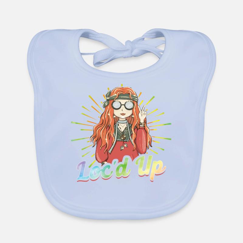 Hippie Dreadlocks Rasta Bavoir bio Bébé