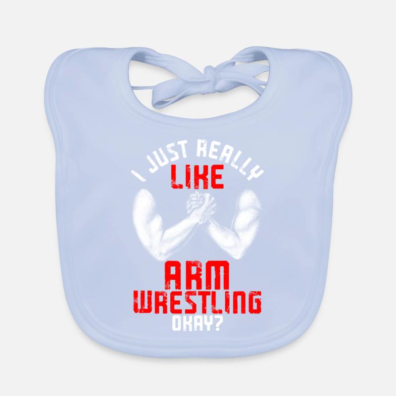 Bras de fer Bavoir bio Bébé