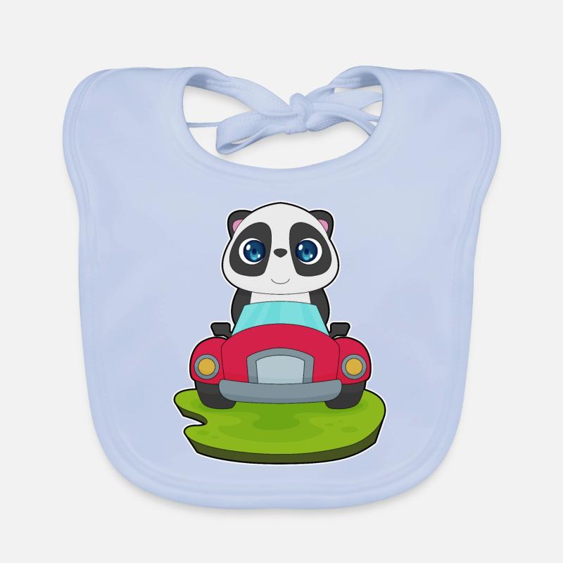 Panda Auto Baby Bio-Lätzchen