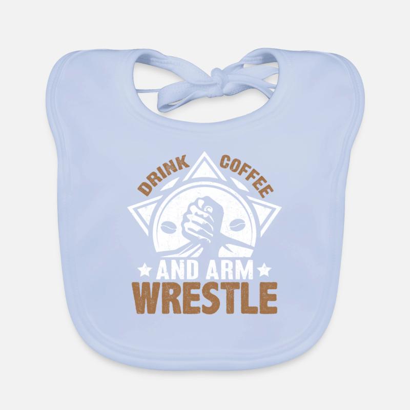 Bras de fer Bavoir bio Bébé