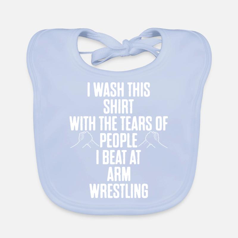 Bras de fer Bavoir bio Bébé