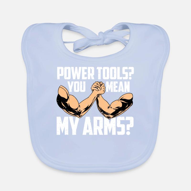 Bras de fer Bavoir bio Bébé