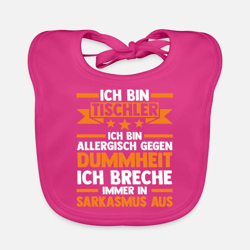 Tischler Beruf Tischlerei Geschenk Baby Bio-Lätzchen