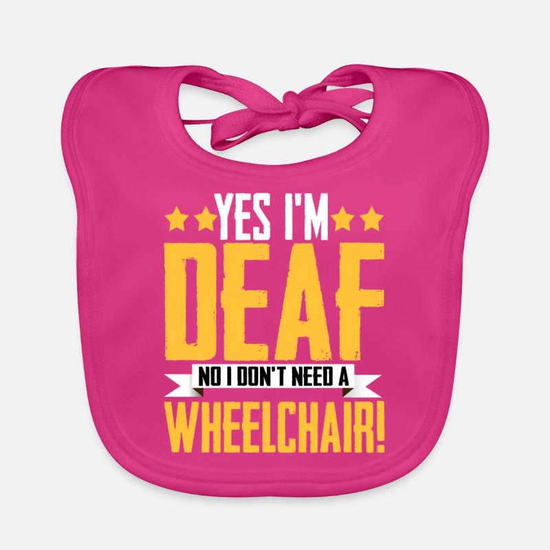 Deaf Pride ASL Organic Baby Bibs