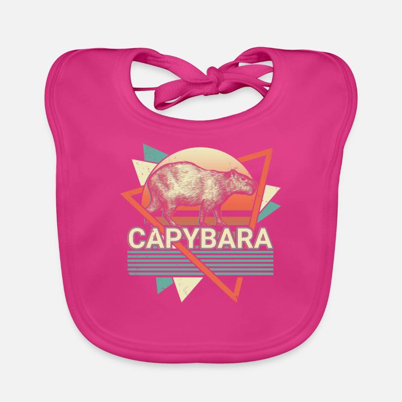 Chupacabra Crypto Cryptozoology Retro Organic Baby Bibs