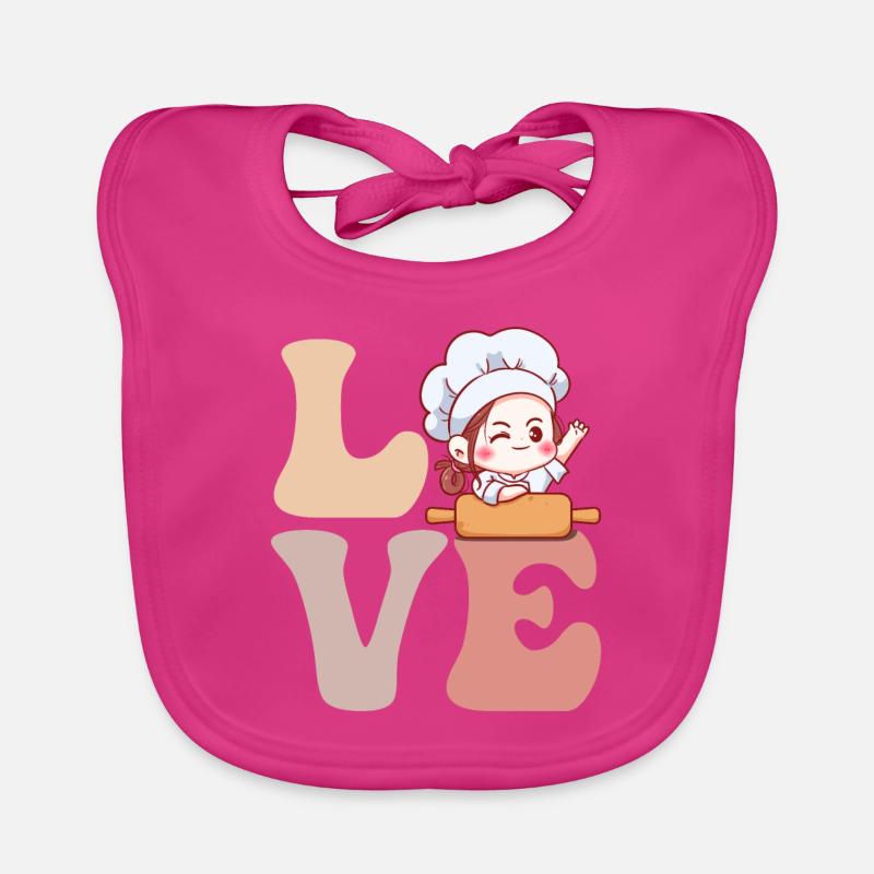 Bread baker Baking bread Organic Baby Bibs