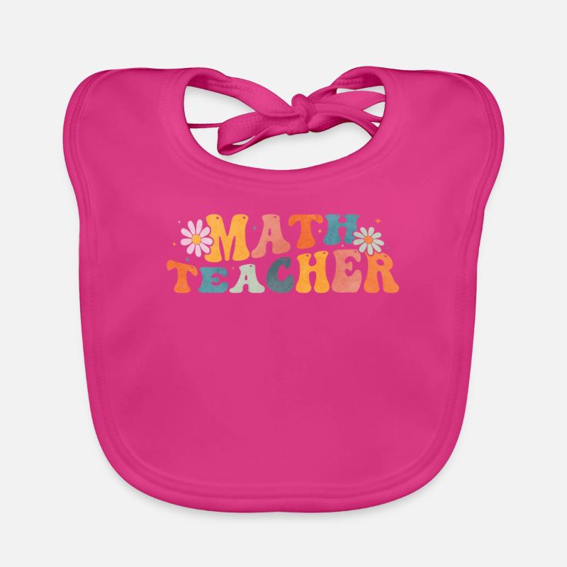 Groovy Math Professeur de mathématiques Mathématicien Bavoir bio Bébé