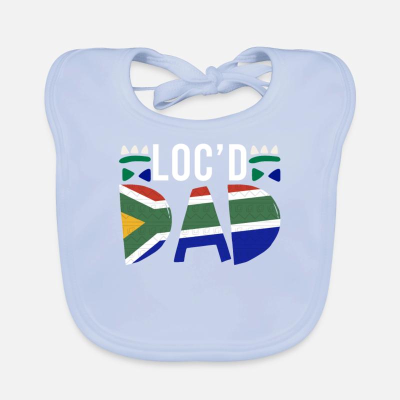 Dreadlocks Rastafari Rasta Afro Organic Baby Bibs