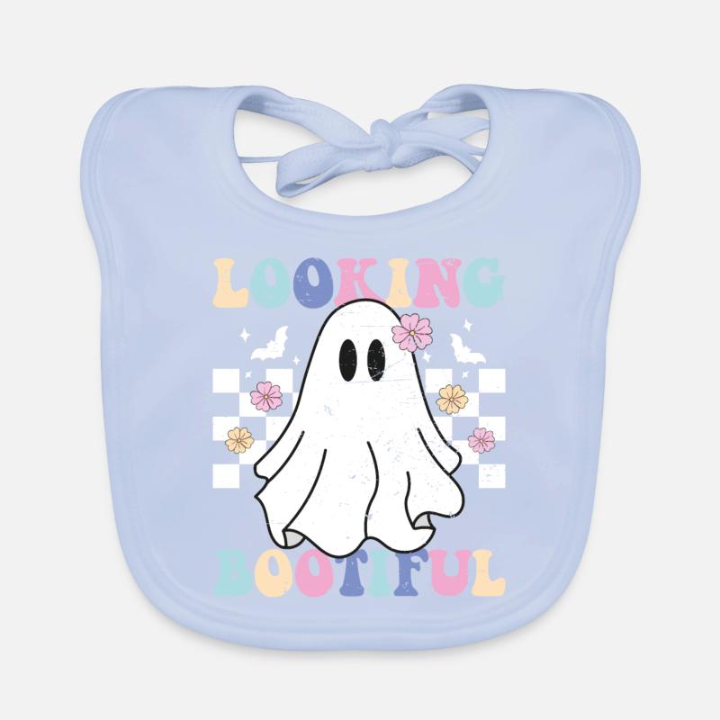 looking bootiful ghost halloween Bavoir bio Bébé
