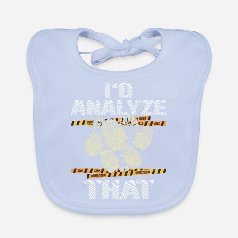 Funny Forensic Scientist Science Organic Baby Bibs