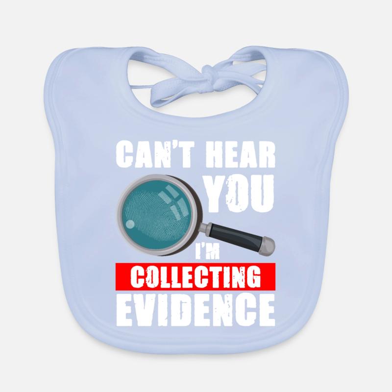 Funny Forensic Scientist Science Organic Baby Bibs