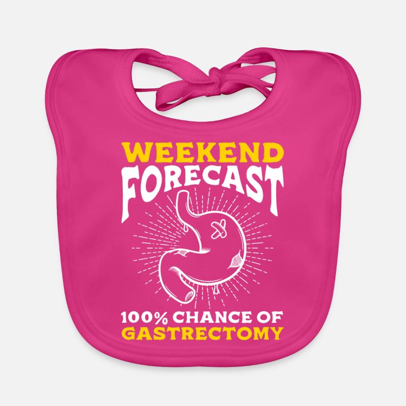 Funny gastric bypass surgery Organic Baby Bibs