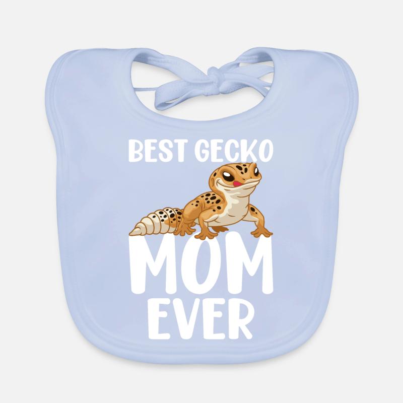 Leopard Eidechse Reptil Baby Bio-Lätzchen