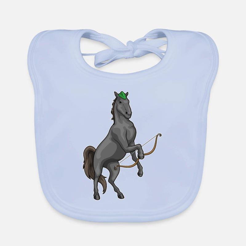 Arc d’archer de cheval Bavoir bio Bébé