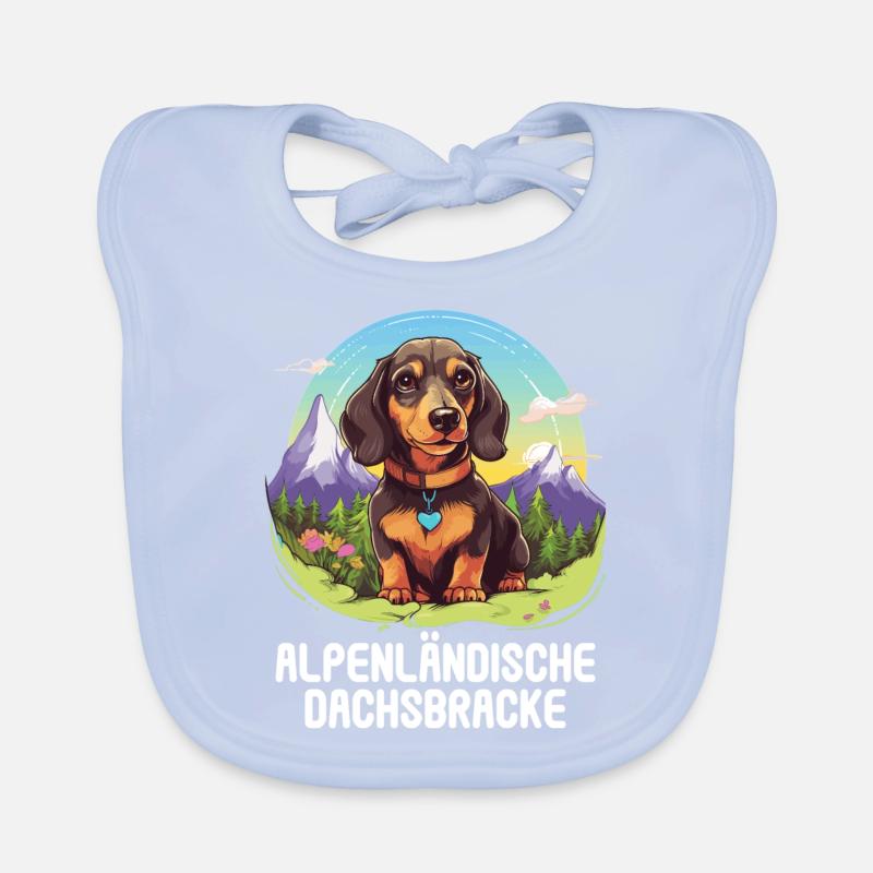 Alpenländische Dachsbracke Baby Bio-Lätzchen