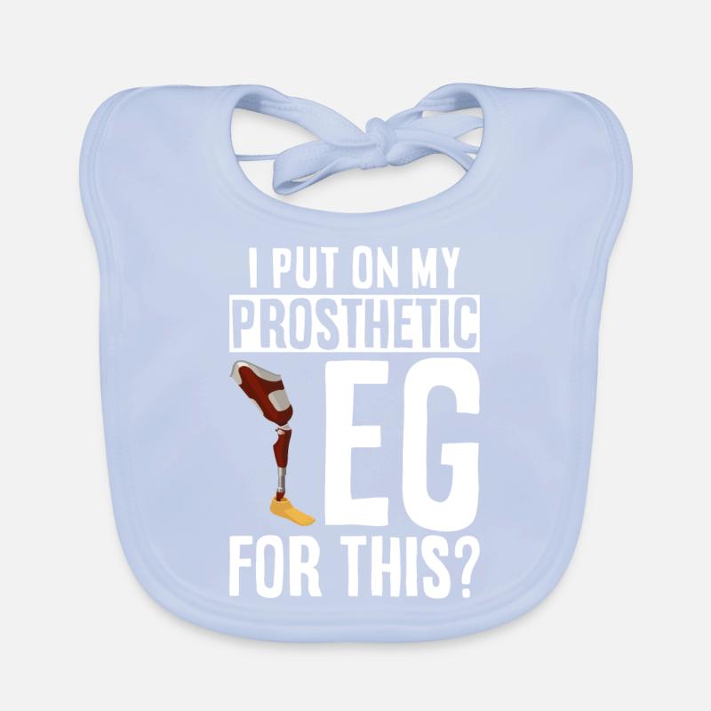 Amputés de prothèses de jambe Bavoir bio Bébé