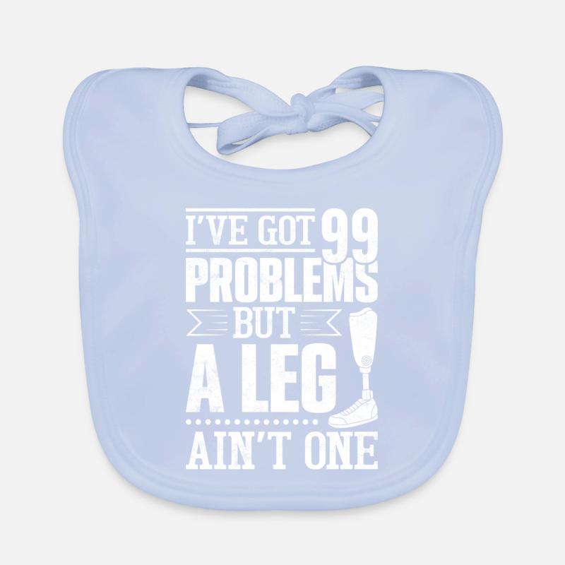 Amputés de prothèses de jambe Bavoir bio Bébé