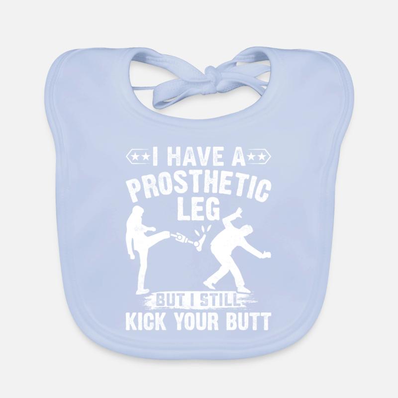 Amputés de prothèses de jambe Bavoir bio Bébé