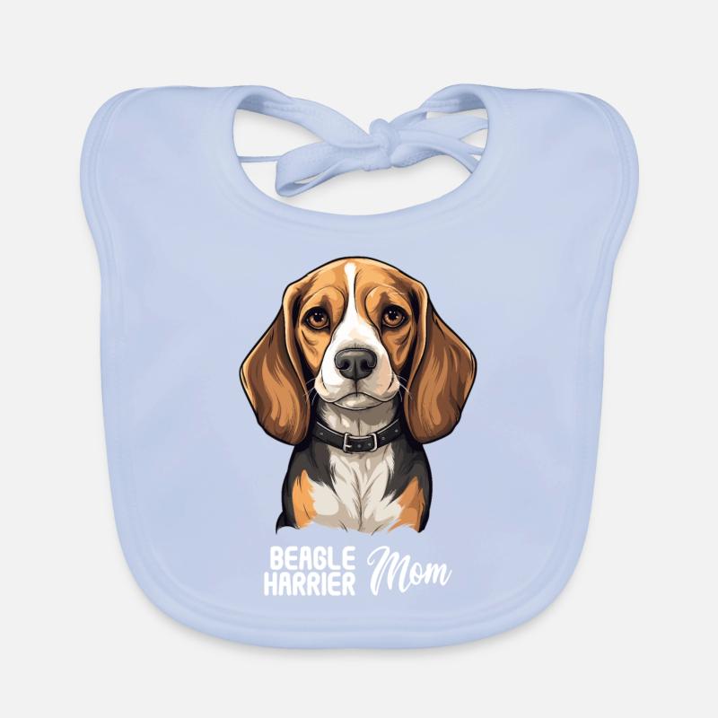 Hund Beagle Harrier Baby Bio-Lätzchen