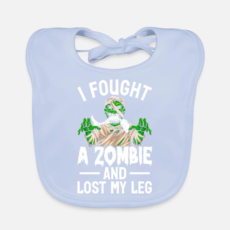 Leg prosthesis amputees Organic Baby Bibs