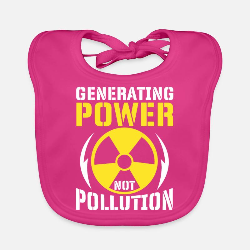 Nuclear Power Nuclear Technology Organic Baby Bibs