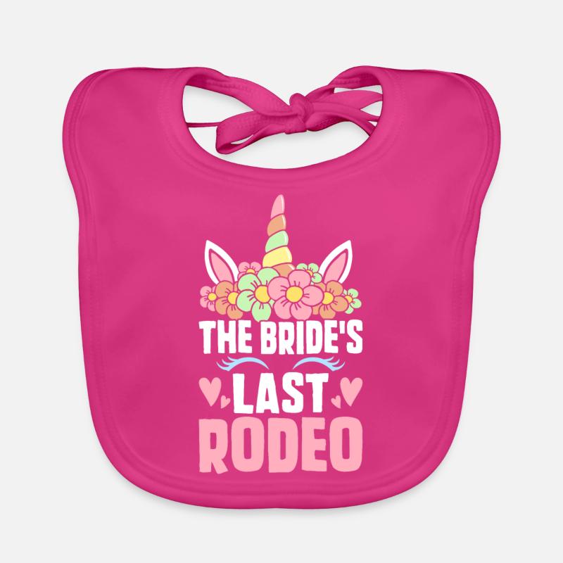 Douche nuptiale Bachelorette équitation Bavoir bio Bébé