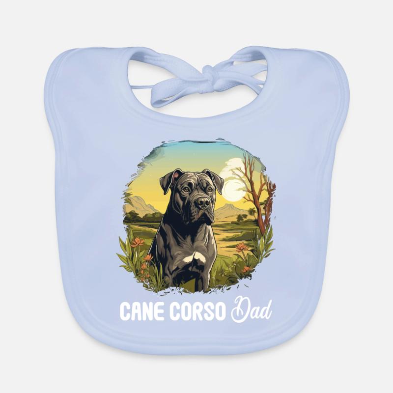 Hund Cane Corso Baby Bio-Lätzchen
