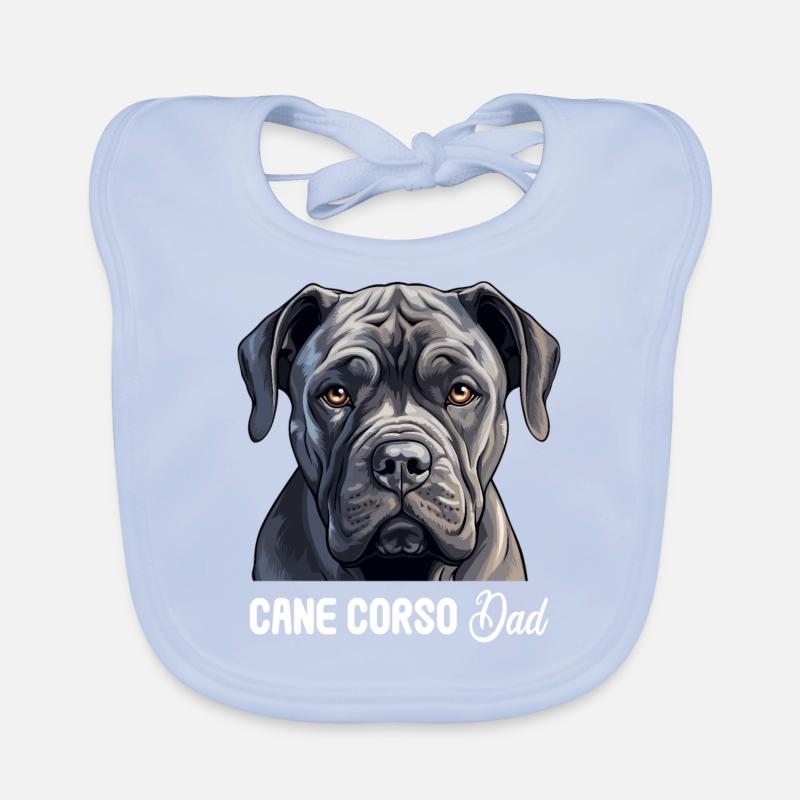 Hund Cane Corso Baby Bio-Lätzchen