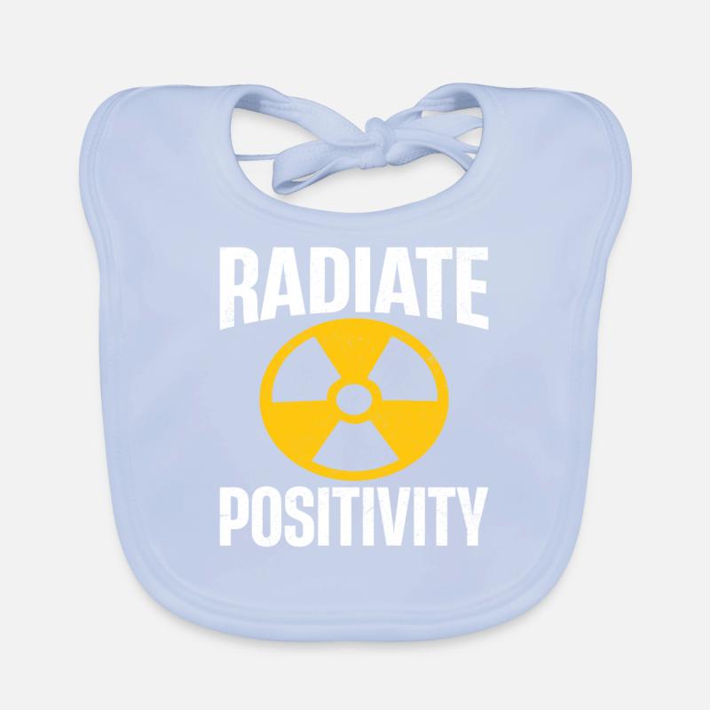 Radioactive Nuclear Power Plant Organic Baby Bibs