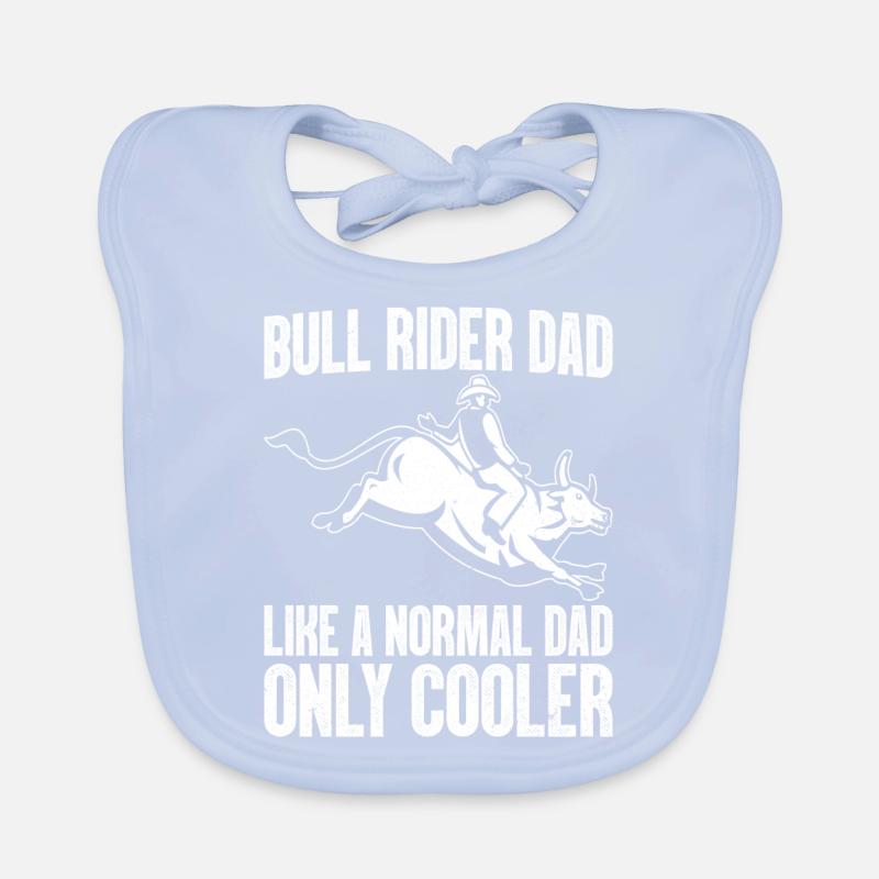 Stierreitender Cowboy Baby Bio-Lätzchen